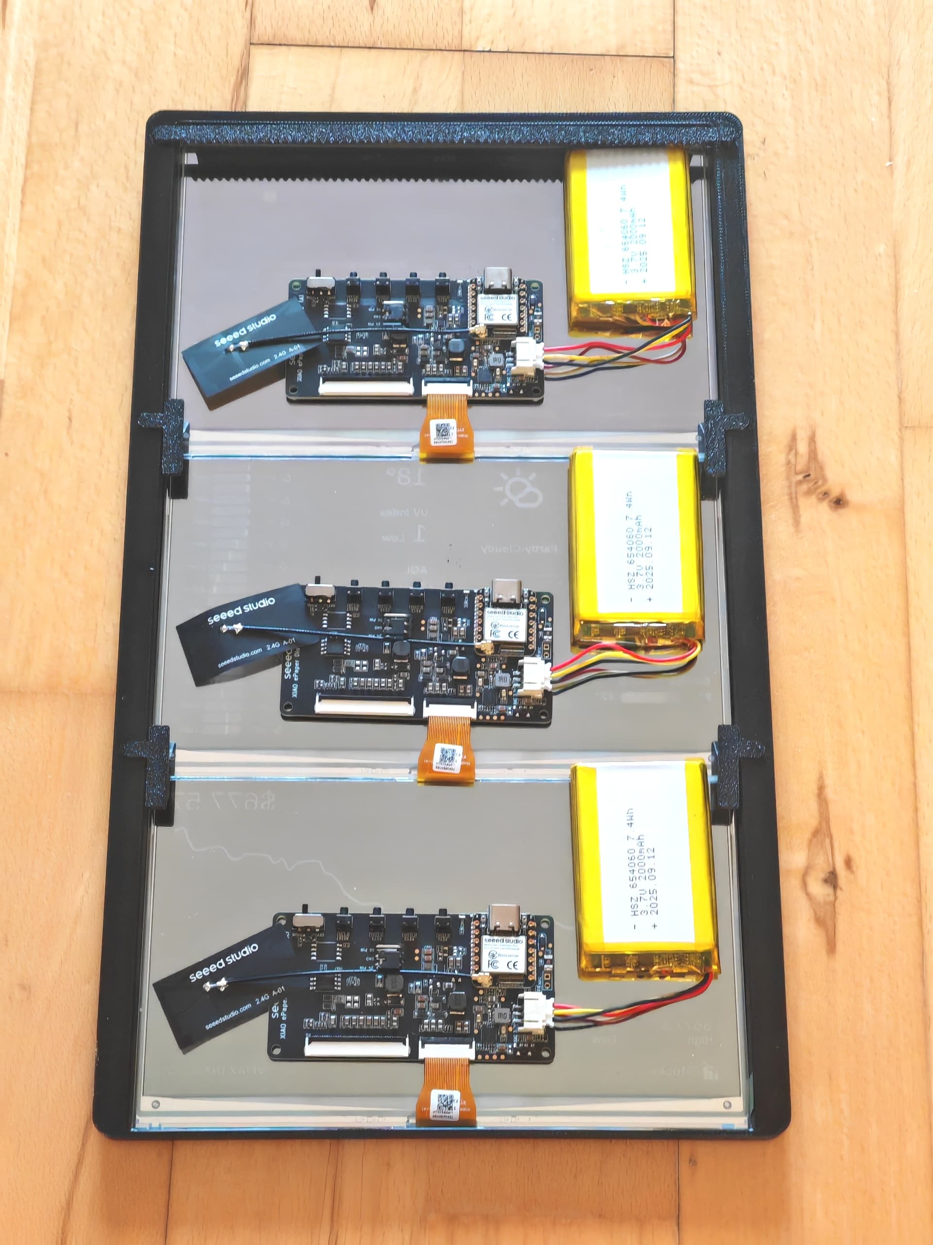 3x TRMNL Frame Case Holder - Black